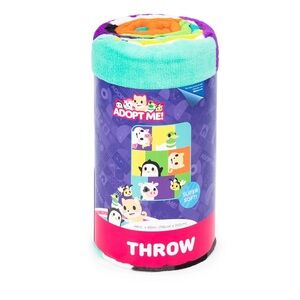 Adopt Me “Raise A Pet” 46 x 60, Microfiber Super Soft Throw